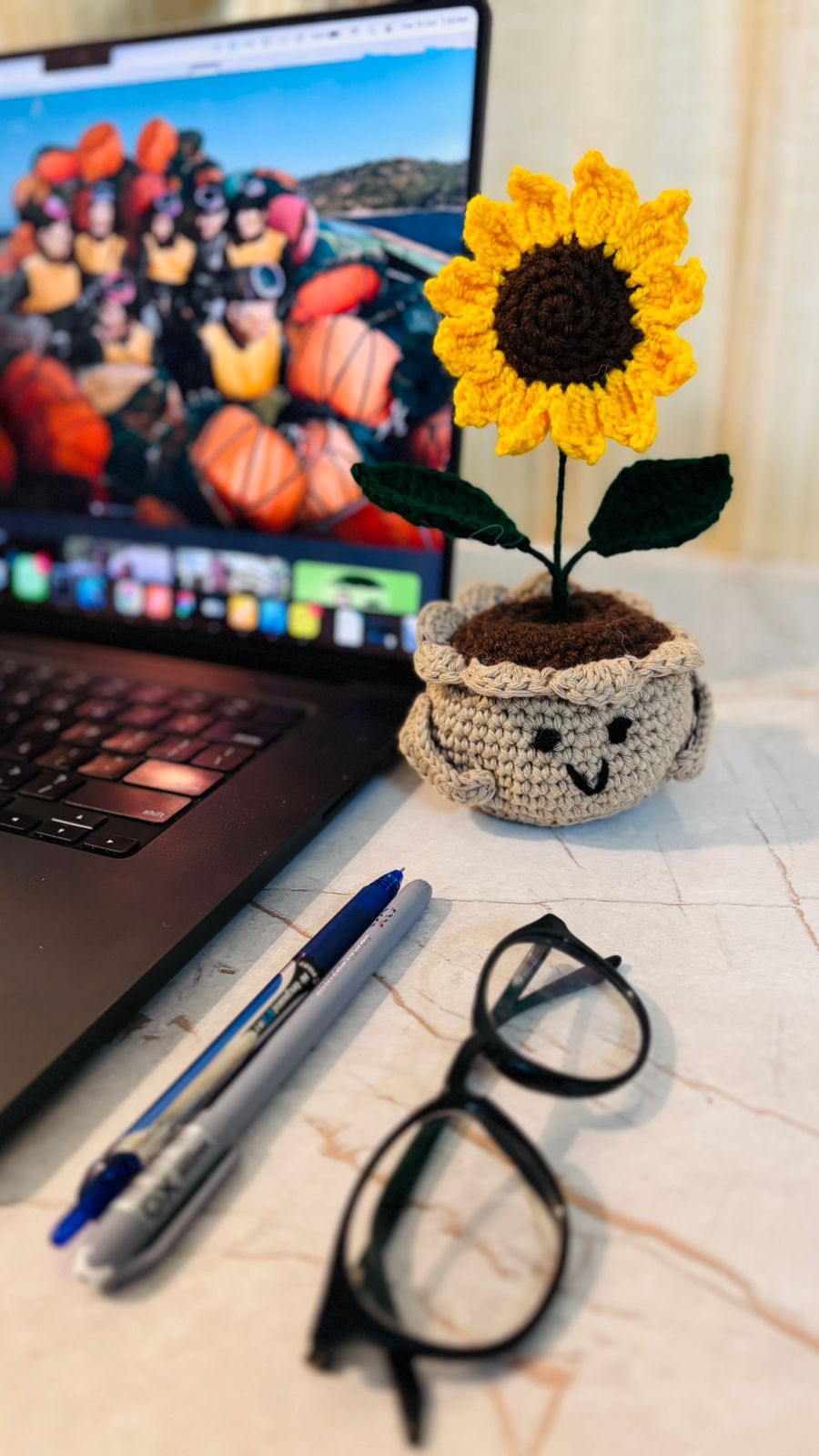 Sunflower Pot