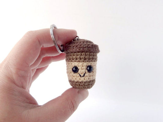 Brew-tiful Coffee Keychain - Vibello Handmade Accessory