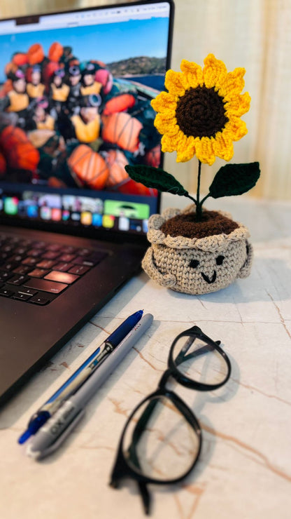 Sunflower Pot